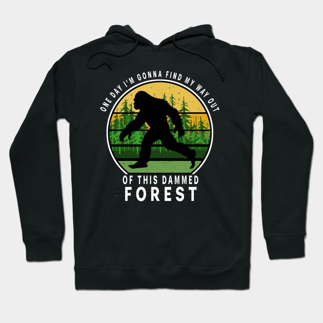 Bigfoot Forest Hoodie by Cohort shirts